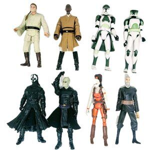 Lot Starwars 3.75 in Hasbro Action Figures 2007 2008 2009 2011 Incomplete Read